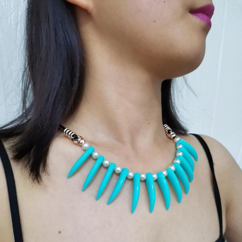 Choker HC Fashion Blue White Ivory Pendant Necklace Women Summer Statement Neck Accessories Punk Pearl Bead Chain Ethnic Jewelry
Choker HC Fashion Blue White Ivory Pendant Necklace Women Summer Statement Neck Accessories Punk Pearl Bead Chain Ethnic Jewelry