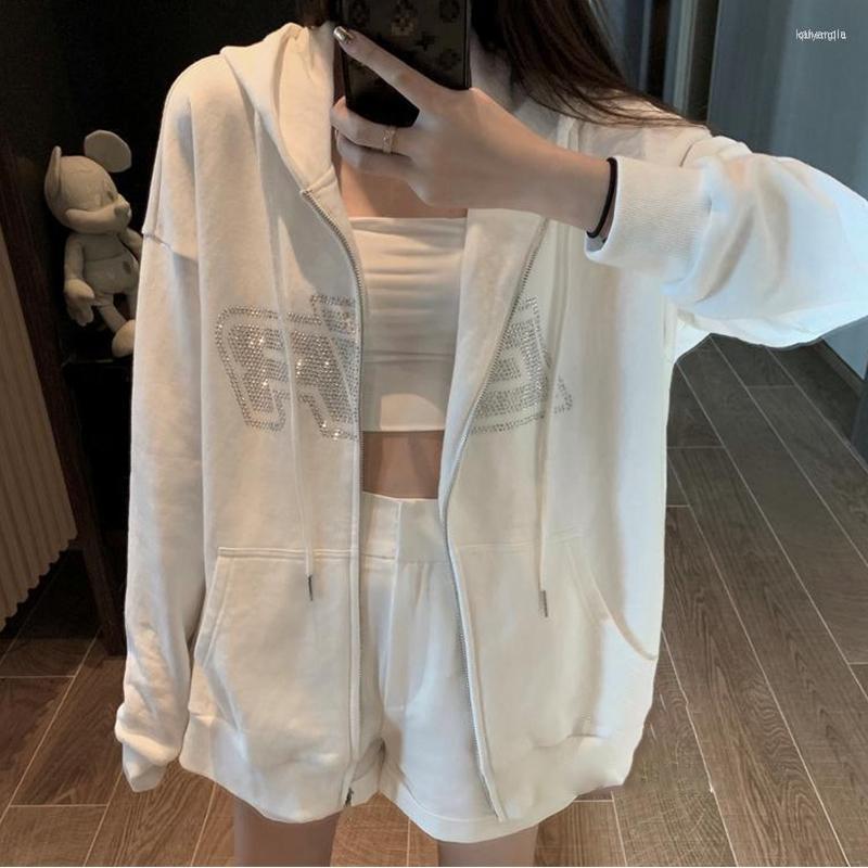 Women' Hoodies Women' Round Neck Letter Rhinestone 2022 Harajuku Women-Clothing Gothic Punk Zip Hoodie Sweatshirt Femme Oversize, Black
Women' Hoodies Women' Round Neck Letter Rhinestone 2022 Harajuku Women-Clothing Gothic Punk Zip Hoodie Sweatshirt Femme Oversize, Black