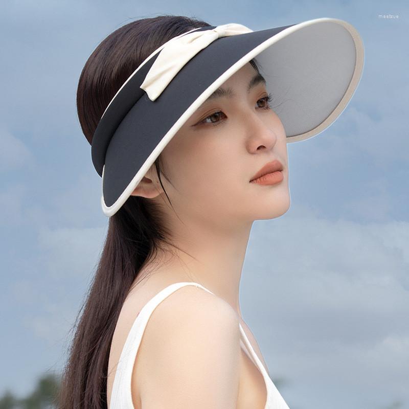 Wide Brim Hats 2022 Style Breathable Anti-ultraviolet Sun Hat Women Summer Bow Color Matching Outdoor Sports Fishing Big Beach Cap, As the picture shows
Wide Brim Hats 2022 Style Breathable Anti-ultraviolet Sun Hat Women Summer Bow Color Matching Outdoor Sports Fishing Big Beach Cap, As the picture shows