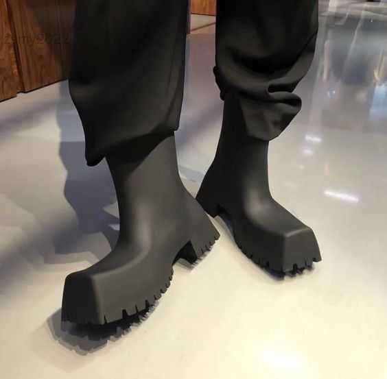 Square Toe Platform Rain Boots Leather Thick Sole Ankle Boots Designer Booties Women Men Boots Shoes 2022 Unisex Plus Size, As photo
Square Toe Platform Rain Boots Leather Thick Sole Ankle Boots Designer Booties Women Men Boots Shoes 2022 Unisex Plus Size, As photo