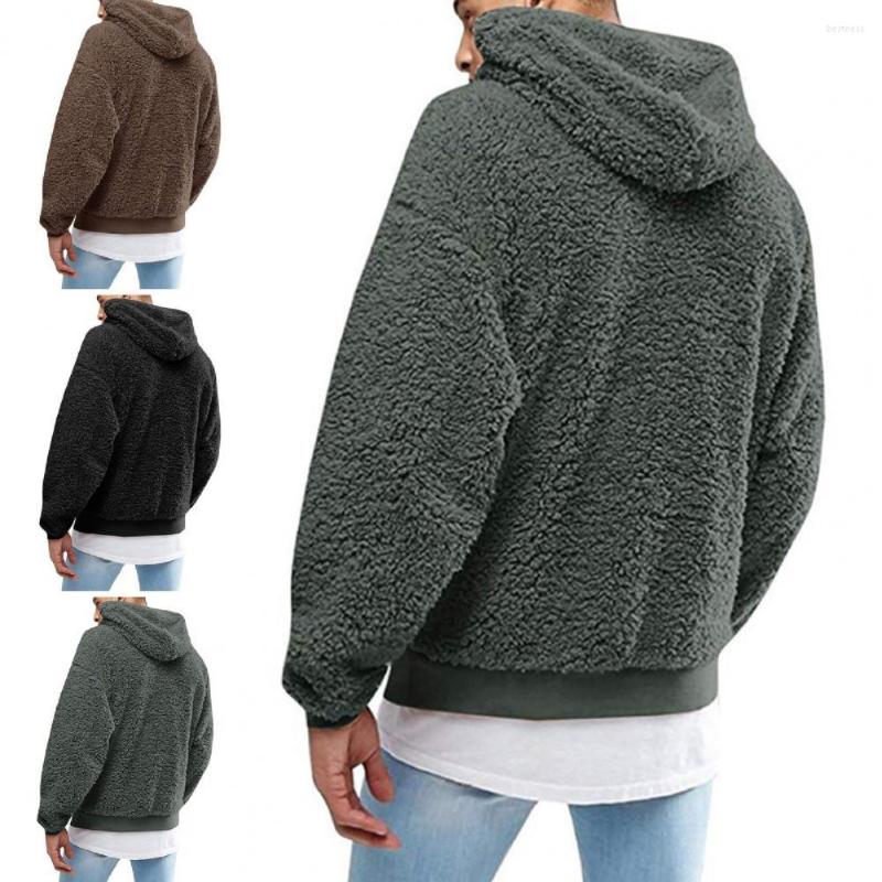 Men's Hoodies Comfortable Fashion Kangaroo Pockets Fuzzy Pullover Hoodie Plush Solid Color For Daily Life, Black
Men's Hoodies Comfortable Fashion Kangaroo Pockets Fuzzy Pullover Hoodie Plush Solid Color For Daily Life, Black
