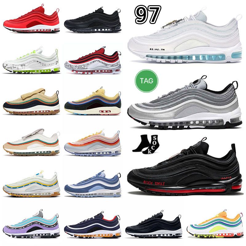 97 OG 97s MSCHF INRI Jesus Running Shoes Men Women Fashion Athletic Mesh Sean Witherspoon Satan Black Bullet Sliver Reflective Golf NRG Lucky Good Airmaxs 9 7 Sneakers, B28 36-40 grey light thistle
97 OG 97s MSCHF INRI Jesus Running Shoes Men Women Fashion Athletic Mesh Sean Witherspoon Satan Black Bullet Sliver Reflective Golf NRG Lucky Good Airmaxs 9 7 Sneakers, B28 36-40 grey light thistle
