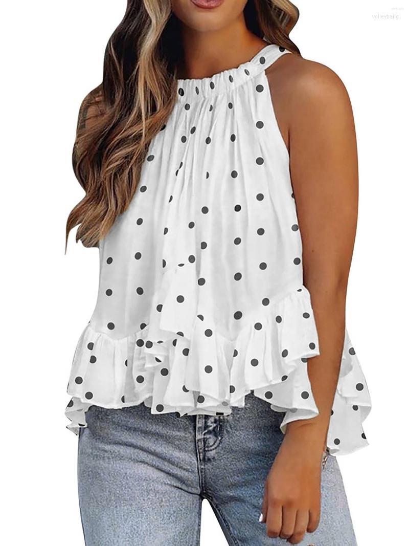 Women' Tanks Women' Women Halter Blouse Ladies Ruffles Hem Shirt Sleeveless Casual Off Shoulder Loose Vest Tops Fashion Summer Female, Black
Women' Tanks Women' Women Halter Blouse Ladies Ruffles Hem Shirt Sleeveless Casual Off Shoulder Loose Vest Tops Fashion Summer Female, Black