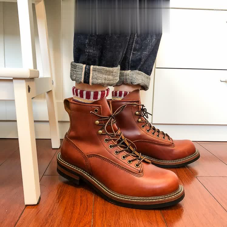 Boots U1 Rock Can Roll Super Quality Handmade Cowhide Genuine Italian Cow Leather American Style Goodyear Welted Size 35-49, Black
Boots U1 Rock Can Roll Super Quality Handmade Cowhide Genuine Italian Cow Leather American Style Goodyear Welted Size 35-49, Black