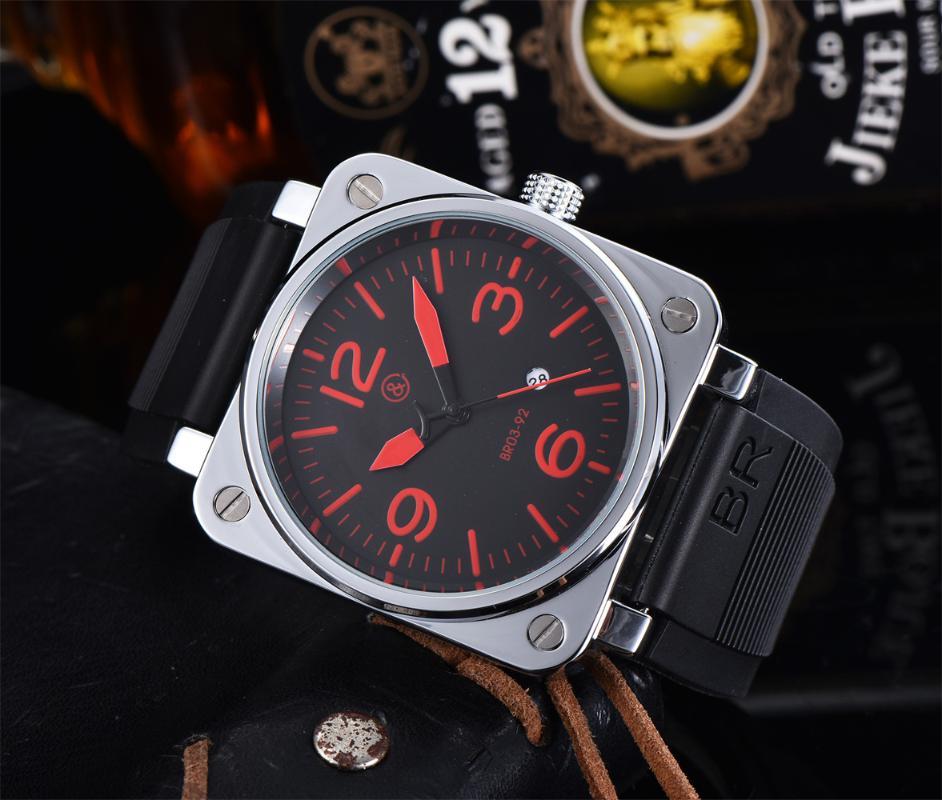 Wristwatches Top Brand BR Model Sport Rubber Strap Quartz Bell Luxury Multifunction Watch Business Stainless Steel Man Ross Square Wristwatc, 12
Wristwatches Top Brand BR Model Sport Rubber Strap Quartz Bell Luxury Multifunction Watch Business Stainless Steel Man Ross Square Wristwatc, 12