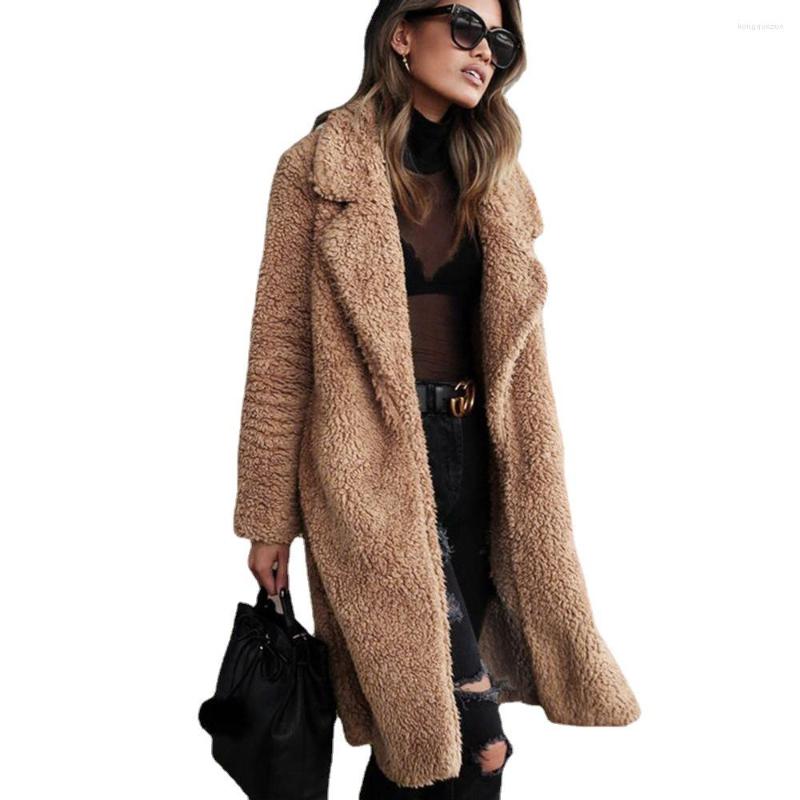 Women' Fur Autumn And Winter Fashion Lapel Pocket Long Sleeve Faux Women' Top Coat For Women, White
Women' Fur Autumn And Winter Fashion Lapel Pocket Long Sleeve Faux Women' Top Coat For Women, White
