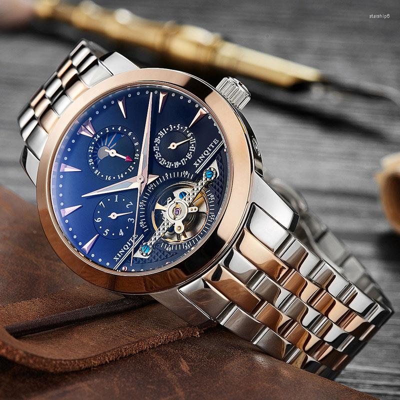 Wristwatches XINQITE Man Watch 2022 Mechanic Watches Stainless Steel Waterproof Automatic Multi-function Mechanical, Silver black
Wristwatches XINQITE Man Watch 2022 Mechanic Watches Stainless Steel Waterproof Automatic Multi-function Mechanical, Silver black