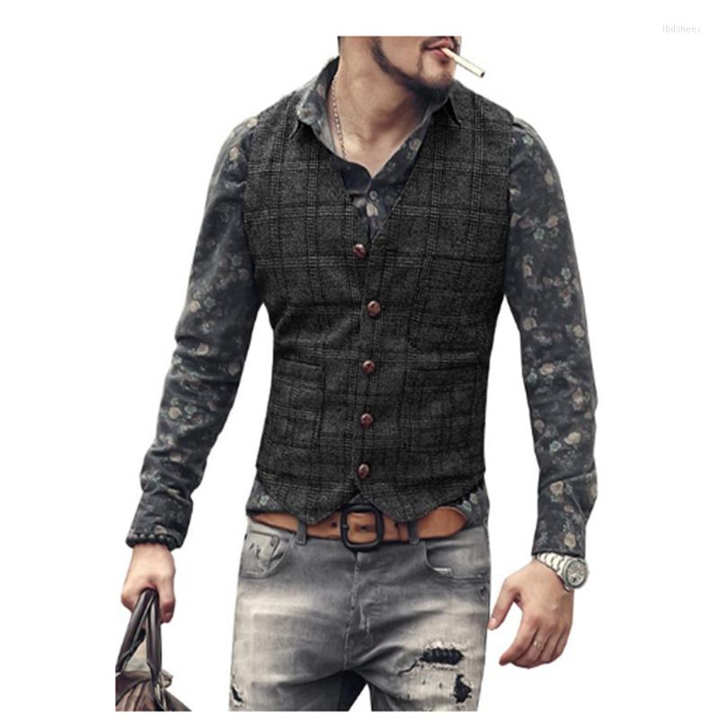 Men's Vests Plaid Suit Vest For Men Wool Tweed Waistcoat Casual Slim Fit Formal Business Groomsmen Wedding, Black
Men's Vests Plaid Suit Vest For Men Wool Tweed Waistcoat Casual Slim Fit Formal Business Groomsmen Wedding, Black