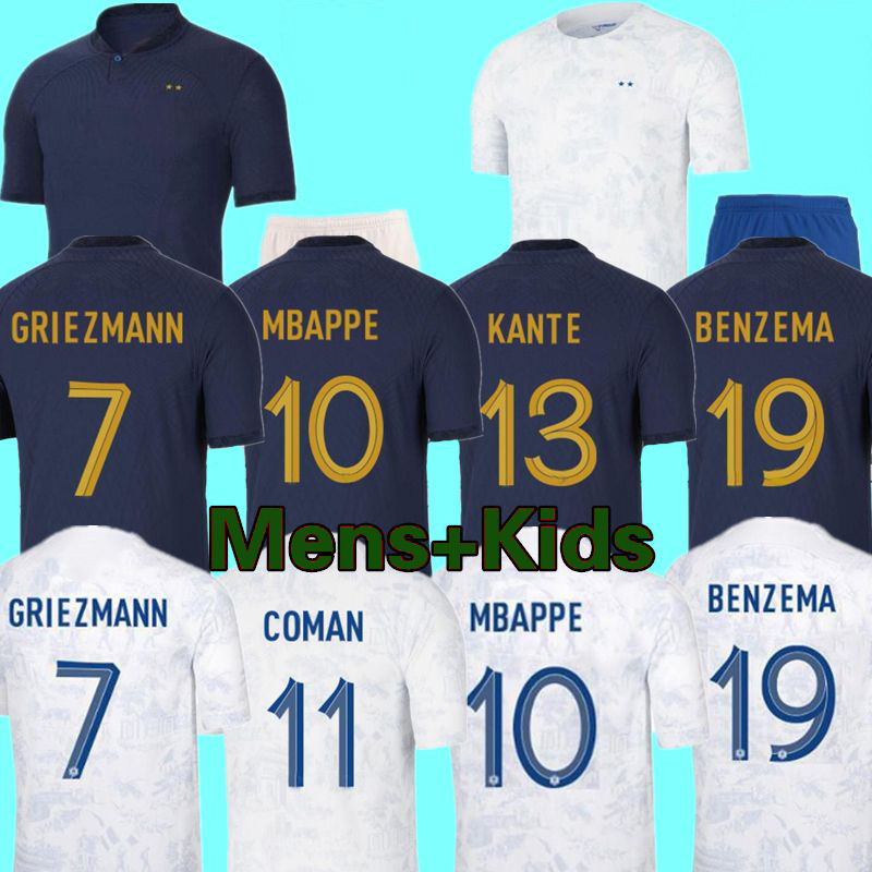 French club Full Sets 2022 BENZEMA MBAPPE GRIEZMANN soccer jersey 2223 World POGBA cup GIROUD KANTE Maillot de foot equipe Maillots kids kit Men football shirt, Kids home
French club Full Sets 2022 BENZEMA MBAPPE GRIEZMANN soccer jersey 2223 World POGBA cup GIROUD KANTE Maillot de foot equipe Maillots kids kit Men football shirt, Kids home