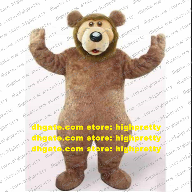 Cute Brown Bear Mascot Costume Mascotte Ursus Arctos With Small Ears Green Bushy Beard Large Chubby Body Adult No.833, As in photos
Cute Brown Bear Mascot Costume Mascotte Ursus Arctos With Small Ears Green Bushy Beard Large Chubby Body Adult No.833, As in photos