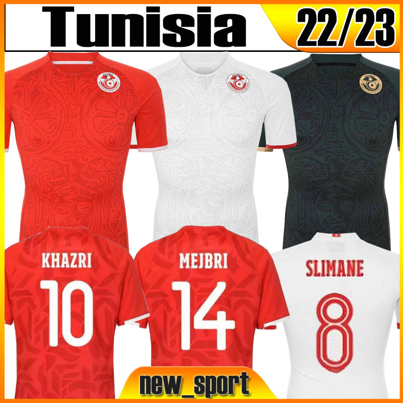2022 Tunisia Soccer Jerseys MSAKNI #7 Maillot de Foot 22/23 KHAZRI Shirt away White KHALIFA SASSI MAALOUL Football shirt Red Home Third jersey men Size S-XXL Top, 22 23 home patch
2022 Tunisia Soccer Jerseys MSAKNI #7 Maillot de Foot 22/23 KHAZRI Shirt away White KHALIFA SASSI MAALOUL Football shirt Red Home Third jersey men Size S-XXL Top, 22 23 home patch