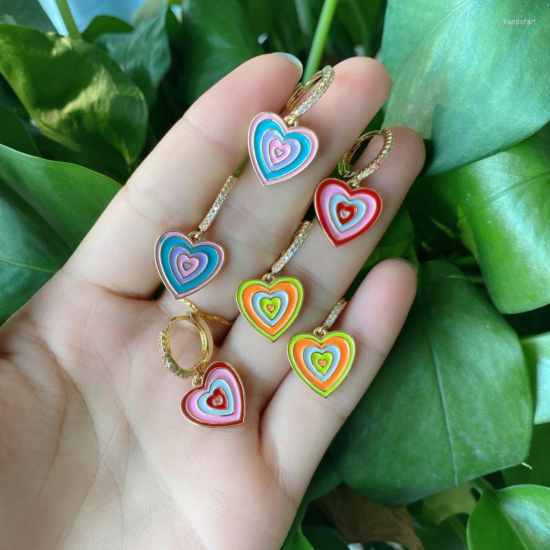 Hoop Earrings 5Pairs/Lot Fashion Products Est Arrived Cute Colorful Enamel Heart Drop
Hoop Earrings 5Pairs/Lot Fashion Products Est Arrived Cute Colorful Enamel Heart Drop