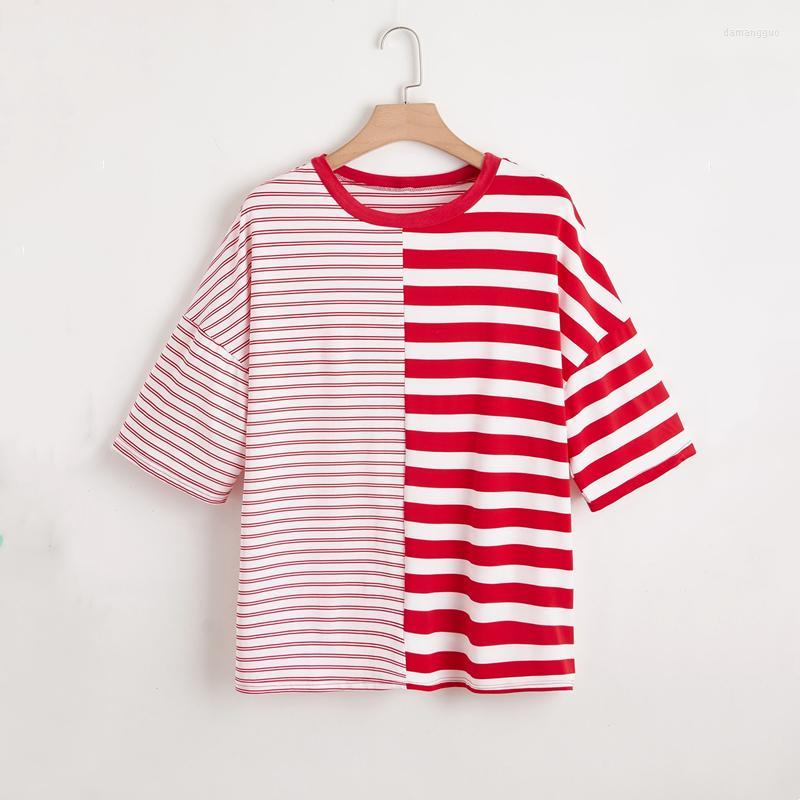 Shirt Women's Plus Size Casual Women 5XL 6XL 7XL Female Half Sleeve Round Neck Summer Loose Striped Tops Ladies Large Tee 8XL, Red
Shirt Women's Plus Size Casual Women 5XL 6XL 7XL Female Half Sleeve Round Neck Summer Loose Striped Tops Ladies Large Tee 8XL, Red