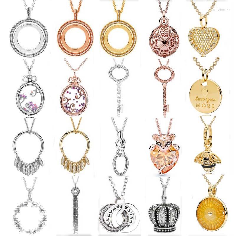 Chains 925 Sterling Silver Rose Lioness Signature Spinning Hearts Dazzling Regal Pattern Necklace Fit Fashion Charm Trendy Jewelry
Chains 925 Sterling Silver Rose Lioness Signature Spinning Hearts Dazzling Regal Pattern Necklace Fit Fashion Charm Trendy Jewelry