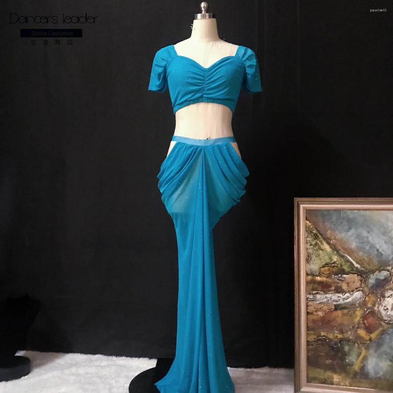 Stage Wear Belly Dance Practice Clothes Sexy Mesh Gauze Revealing Show Crotch Flashing Suit Female Adult Elegant Performance Costume, Black
Stage Wear Belly Dance Practice Clothes Sexy Mesh Gauze Revealing Show Crotch Flashing Suit Female Adult Elegant Performance Costume, Black