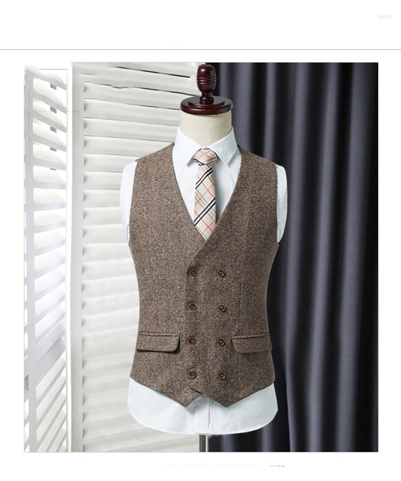 Men' Vests Men' Slim Double-breasted Herringbone Suit Vest Wedding Business Tuxedo Men, Gray
Men' Vests Men' Slim Double-breasted Herringbone Suit Vest Wedding Business Tuxedo Men, Gray