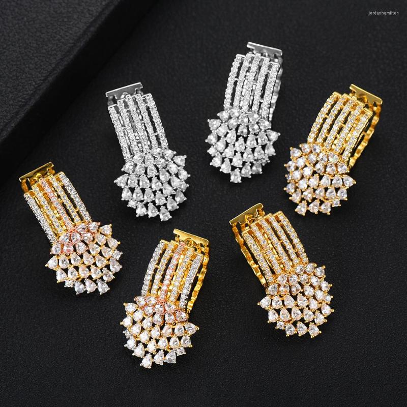 Dangle Earrings Blachette Fireworks Charm For Women Wedding Full Micro CZ Cubic Zircon Dubai Jewelry Bohemia
Dangle Earrings Blachette Fireworks Charm For Women Wedding Full Micro CZ Cubic Zircon Dubai Jewelry Bohemia