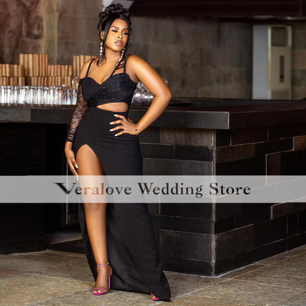 Black Prom Dress Mermaid 2022 Spaghetti Straps Slit African Women Evening Dresses Party Wear Night Wear vestidos de gala, Chocolate
Black Prom Dress Mermaid 2022 Spaghetti Straps Slit African Women Evening Dresses Party Wear Night Wear vestidos de gala, Chocolate