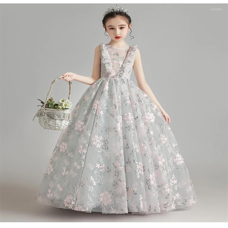 Girl Dresses Fluffy Flower Gray Lace Floral Prom Gown Pageant For Weddings Kids Party Holy Communion Costume, Ivory
Girl Dresses Fluffy Flower Gray Lace Floral Prom Gown Pageant For Weddings Kids Party Holy Communion Costume, Ivory