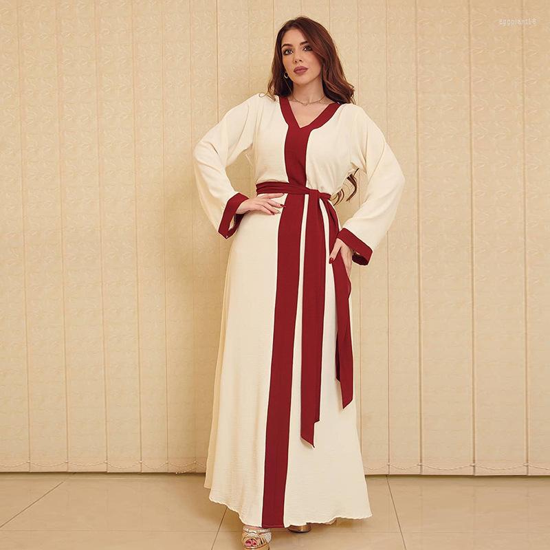Casual Dresses Elegant Women Party Muslim Abaya Dress Fashion Long Sleeve Turkey Kaftan Arab Dubai Islamic Clothing, Beige
Casual Dresses Elegant Women Party Muslim Abaya Dress Fashion Long Sleeve Turkey Kaftan Arab Dubai Islamic Clothing, Beige