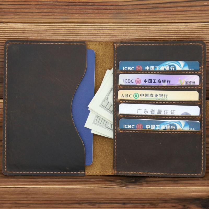 Card Holders Genuine Real Leather Travel Hasp Passport Holder Cover Crazy Horse Manual Women Men Passports For Document Pouch Cards Case, Dark brown
Card Holders Genuine Real Leather Travel Hasp Passport Holder Cover Crazy Horse Manual Women Men Passports For Document Pouch Cards Case, Dark brown