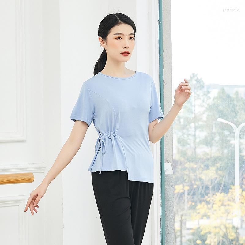 Stage Wear Adult Belly Dance Ruched Side Tie T Shirt Top Long Sleeve Tee Costume For Women Training Dancing Clothes Dancer Clothing, Wine red short
Stage Wear Adult Belly Dance Ruched Side Tie T Shirt Top Long Sleeve Tee Costume For Women Training Dancing Clothes Dancer Clothing, Wine red short