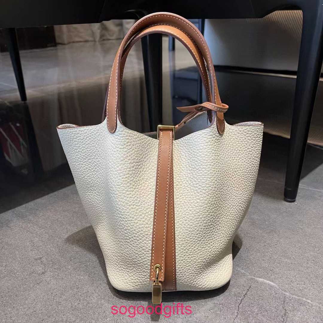 Designer Herme bags Women's Picotin lock Handbags Tote Bag Litchi vegetable basket bag, White spelling
Designer Herme bags Women's Picotin lock Handbags Tote Bag Litchi vegetable basket bag, White spelling