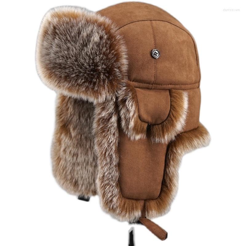 Berets Mens Women Unisex Winter Warm Bomber Hats Solid Fluffy Faux Fur Cap Headwear Bonnet Russian Ushanka Hat With Ear Flap, Brown
Berets Mens Women Unisex Winter Warm Bomber Hats Solid Fluffy Faux Fur Cap Headwear Bonnet Russian Ushanka Hat With Ear Flap, Brown