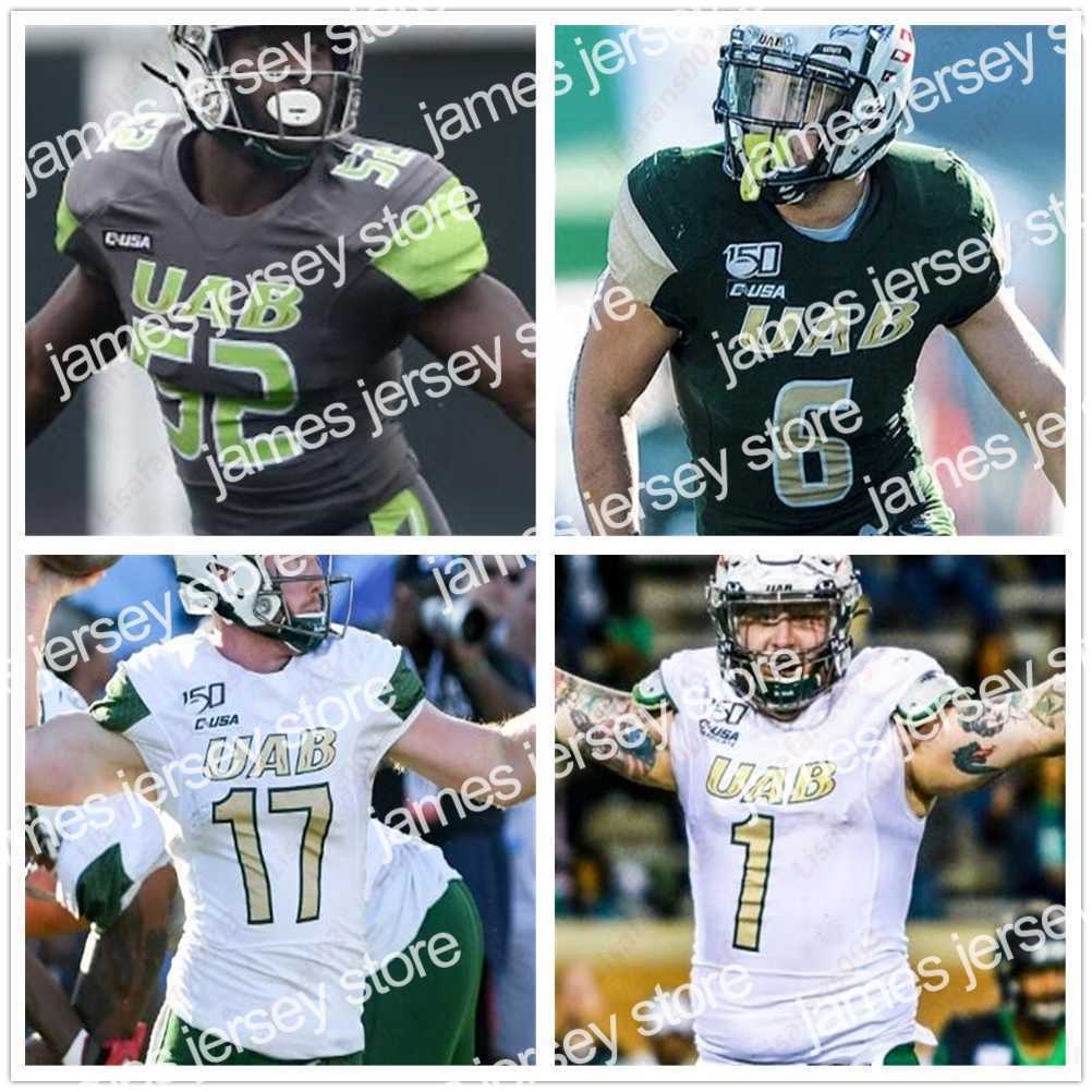 NEW American College Football Wear American College Football Wear UAB Alabama Birmingham jersey Blazers Roddy White Kristopher Moll Myron Mi, White with 150th patch
NEW American College Football Wear American College Football Wear UAB Alabama Birmingham jersey Blazers Roddy White Kristopher Moll Myron Mi, White with 150th patch