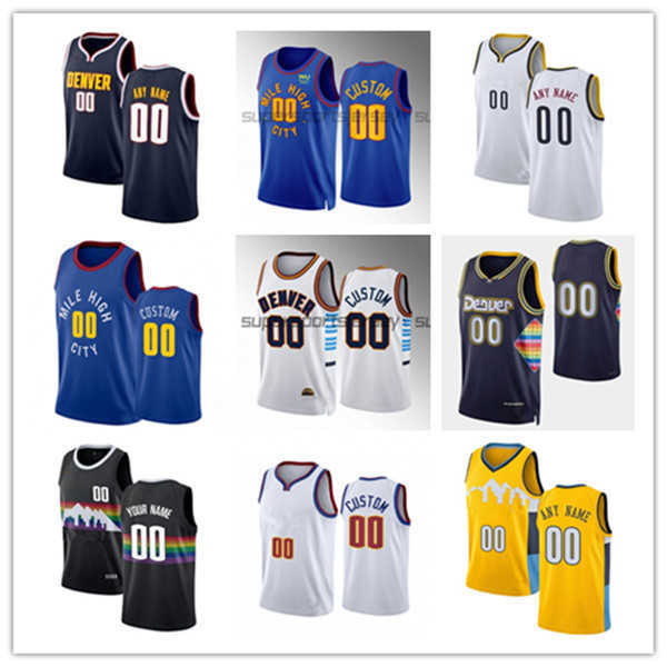 

Men Women Youth Denver''Nuggets''Custom 10 Jack White 21 Collin Gillespie 15 Nikola Jokic''15 Jamal 27 Murray Michael 1 Porter Jr. Basketball Jersey, Colour