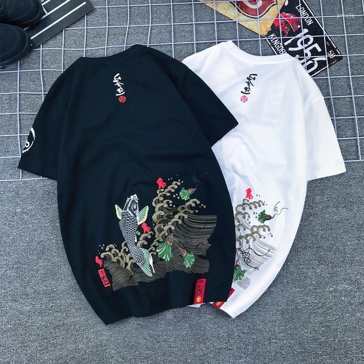 Men' T Shirts Ukiyo Japanese Tattoo Shirt Men Casual Carp 3D Print Cotton T-shirts Summer Fashion Hip Hop Tops Tees, Black
Men' T Shirts Ukiyo Japanese Tattoo Shirt Men Casual Carp 3D Print Cotton T-shirts Summer Fashion Hip Hop Tops Tees, Black
