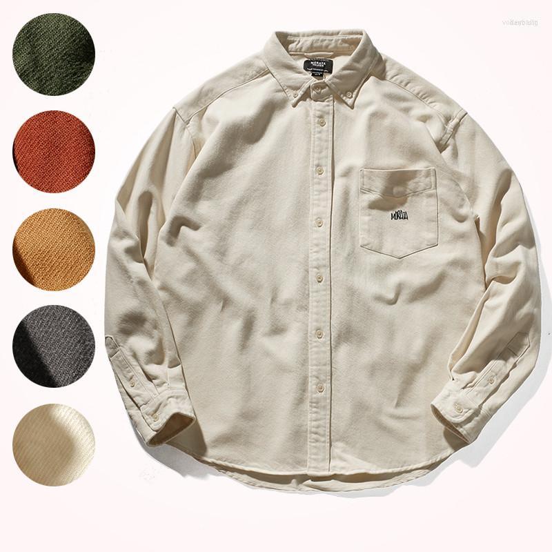 Men' Casual Shirts Men' 2022 Loose Shirt Men' Japanese Style Autumn Winter Thickened Heavyweight Retro Pocket Lapel Work Clothes, Army green
Men' Casual Shirts Men' 2022 Loose Shirt Men' Japanese Style Autumn Winter Thickened Heavyweight Retro Pocket Lapel Work Clothes, Army green