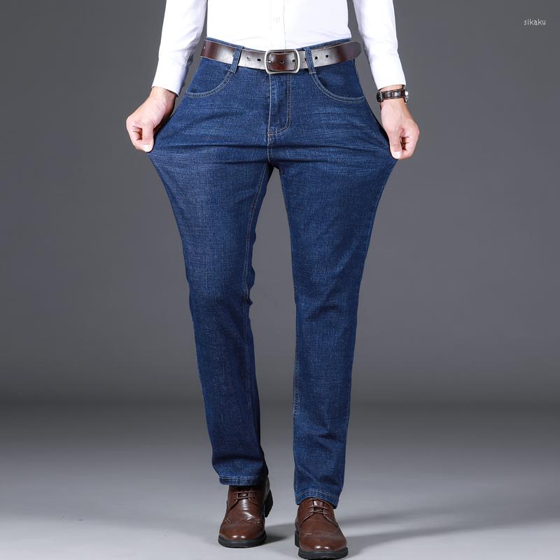 Men's Jeans Brand Denim For Men 2022 Autumn Winter Business Mid Straight Casual Trousers Fashion Loose Solid Color Pants, Blue jeans men
Men's Jeans Brand Denim For Men 2022 Autumn Winter Business Mid Straight Casual Trousers Fashion Loose Solid Color Pants, Blue jeans men