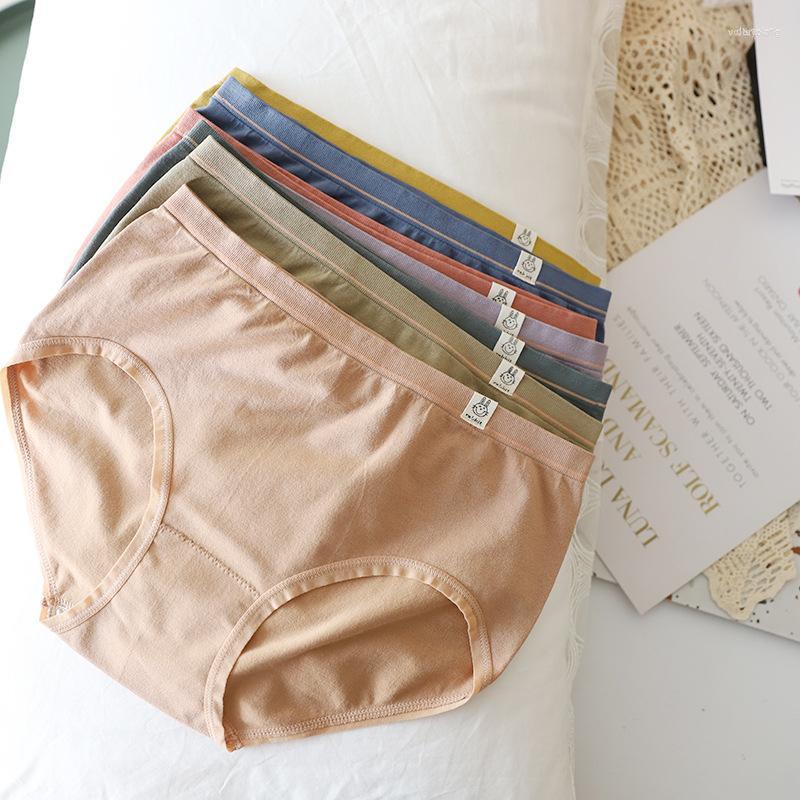 Women's Panties Women's Ins Minimalistic Cartoon Cloth Label Female Underpants Japanese System No Trace Panty Solid Color Mid Waist
Women's Panties Women's Ins Minimalistic Cartoon Cloth Label Female Underpants Japanese System No Trace Panty Solid Color Mid Waist