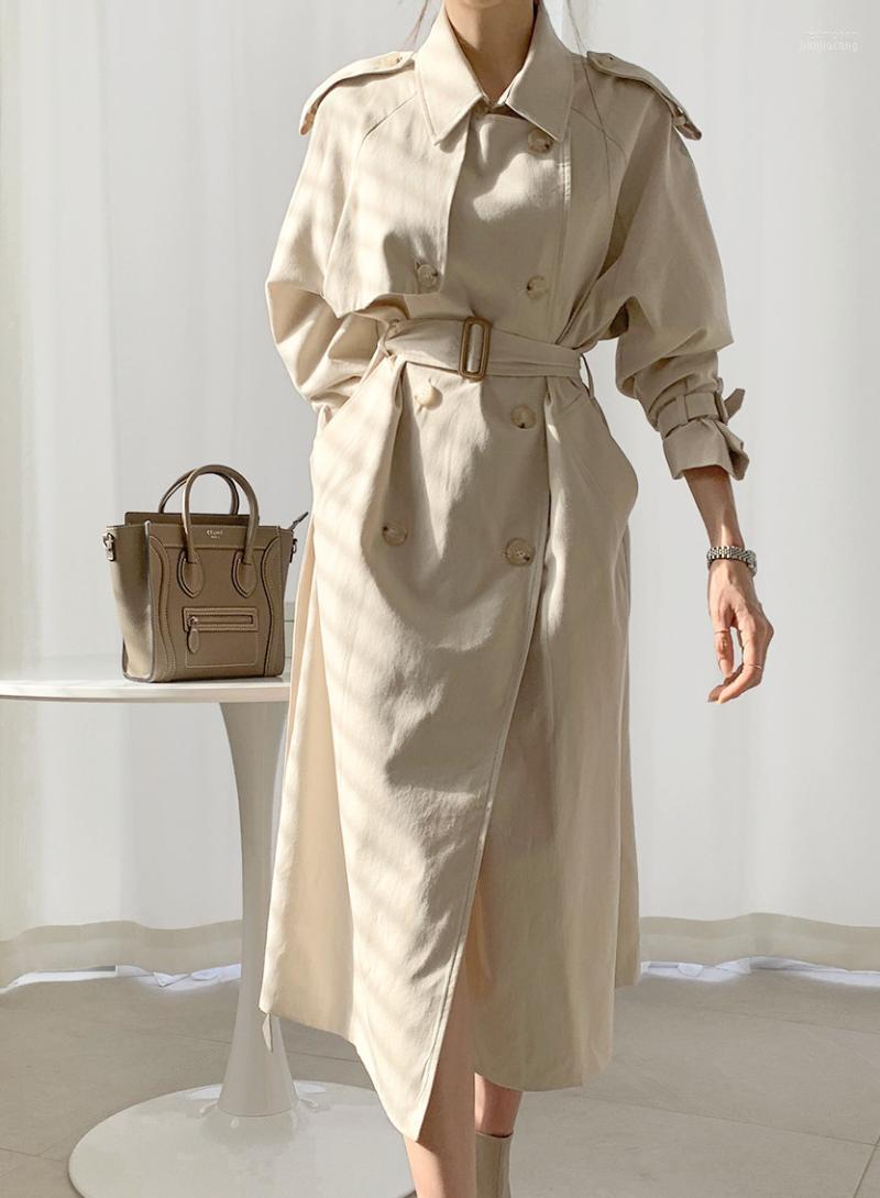 Women' Wool Women' & Blends Style Coat With Lady Spring Loose Long Outerwear Casual Fashion Autumn Women Trench Breasted Double Belt, Picture shown
Women' Wool Women' & Blends Style Coat With Lady Spring Loose Long Outerwear Casual Fashion Autumn Women Trench Breasted Double Belt, Picture shown