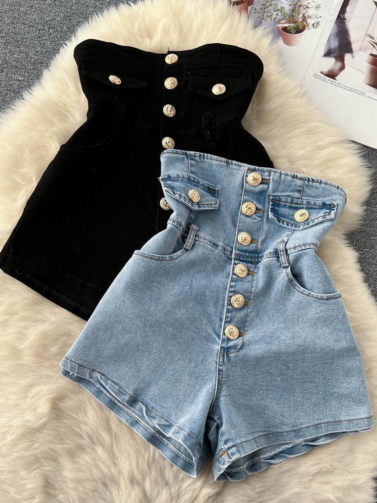 Women' Shorts Women' HIGH STREET Est 2022 Designer Fashion Women' Sexy Super Waisted Single-Breasted Pockets Denim, Black
Women' Shorts Women' HIGH STREET Est 2022 Designer Fashion Women' Sexy Super Waisted Single-Breasted Pockets Denim, Black