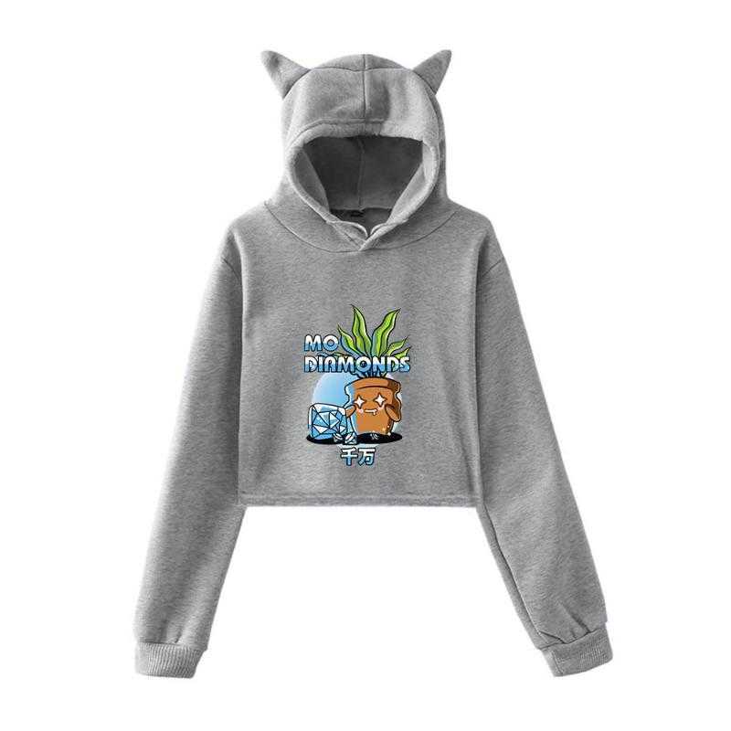 Women's Hoodies Sweatshirts Coryxkenshin Mo Diamonds Pullover Hoodie Merch for Girls Cat Ear Crop Top Youth Str 2d Women-clo, Navy
Women's Hoodies Sweatshirts Coryxkenshin Mo Diamonds Pullover Hoodie Merch for Girls Cat Ear Crop Top Youth Str 2d Women-clo, Navy