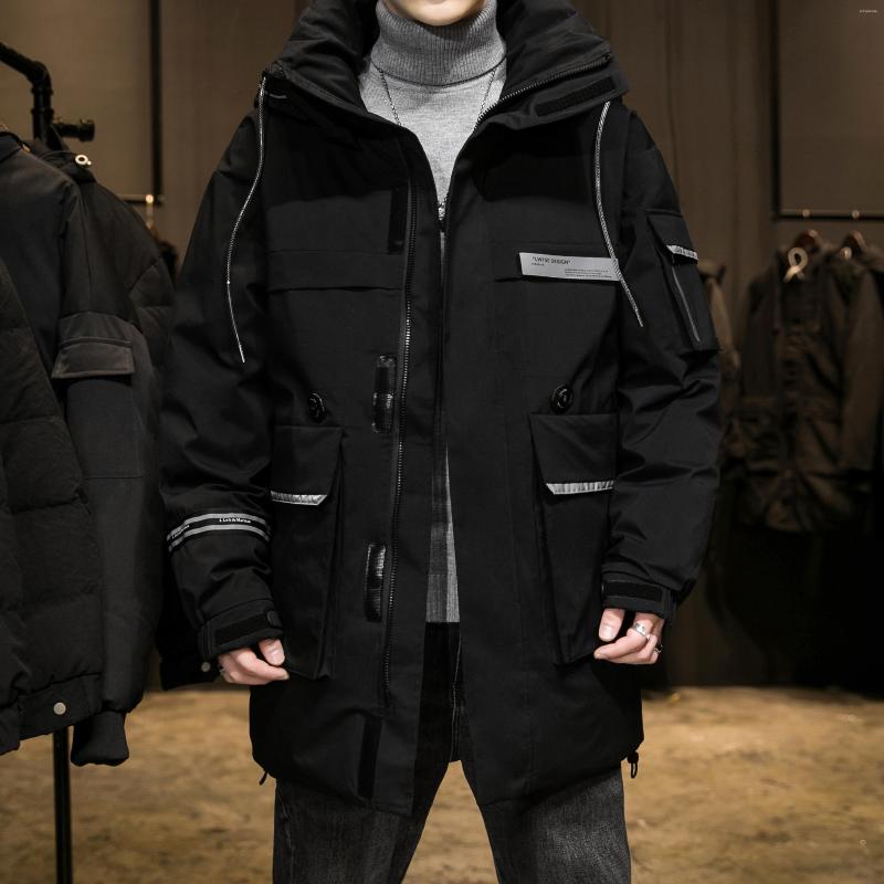 Men's Down 2022 Wiinter Jacket Men Loose Hoodies Warm Long Design Korean Casual Thicken Coat Windproof Women Outerwear Couple Clothing, Black
Men's Down 2022 Wiinter Jacket Men Loose Hoodies Warm Long Design Korean Casual Thicken Coat Windproof Women Outerwear Couple Clothing, Black