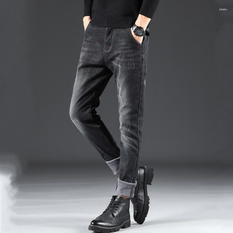 Men's Jeans Winter Mens Fleece Korean Fashion Slim Fit Straight Denim Pants High Street Vintage Casual Trousers Male Pencil, Black
Men's Jeans Winter Mens Fleece Korean Fashion Slim Fit Straight Denim Pants High Street Vintage Casual Trousers Male Pencil, Black