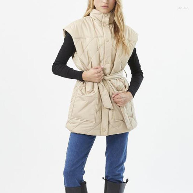 Women's Vests Women's Novalya Stand Collar Women Fashion Sleeveless Tie Belt Buttons Coats Elegant Loose Autumn Casual Female Ladies, Beige
Women's Vests Women's Novalya Stand Collar Women Fashion Sleeveless Tie Belt Buttons Coats Elegant Loose Autumn Casual Female Ladies, Beige