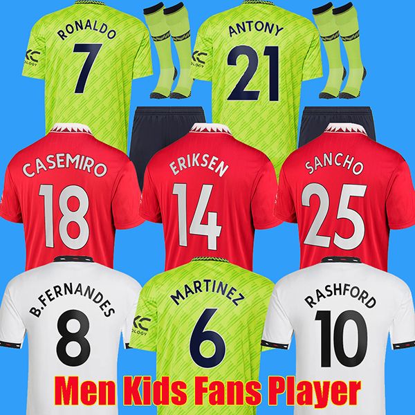 22 23 MANS UTDS soccer jersey ANTONY CASEMIRO ERIKSON MARTINEZ SANCHO VARANE RASHFORD football shirts 2022 2023 men kids kits MANCHESTERS B.FERNANDES, Third
22 23 MANS UTDS soccer jersey ANTONY CASEMIRO ERIKSON MARTINEZ SANCHO VARANE RASHFORD football shirts 2022 2023 men kids kits MANCHESTERS B.FERNANDES, Third