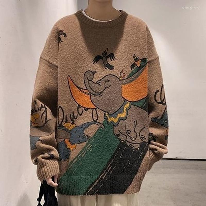Women' Sweaters Vintage Cartoon Animal Print Woman Oversized Winter Long Sleeve Tops O-neck Pullovers White Coffee Kawaii Teens Clothes, Style2 red
Women' Sweaters Vintage Cartoon Animal Print Woman Oversized Winter Long Sleeve Tops O-neck Pullovers White Coffee Kawaii Teens Clothes, Style2 red