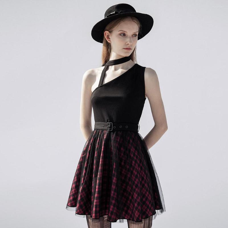 Casual Dresses PUNK RAVE Women's Plaid Classic Fashion Personality Slant Shoulder Neckline Daily Short Dress, Beige
Casual Dresses PUNK RAVE Women's Plaid Classic Fashion Personality Slant Shoulder Neckline Daily Short Dress, Beige