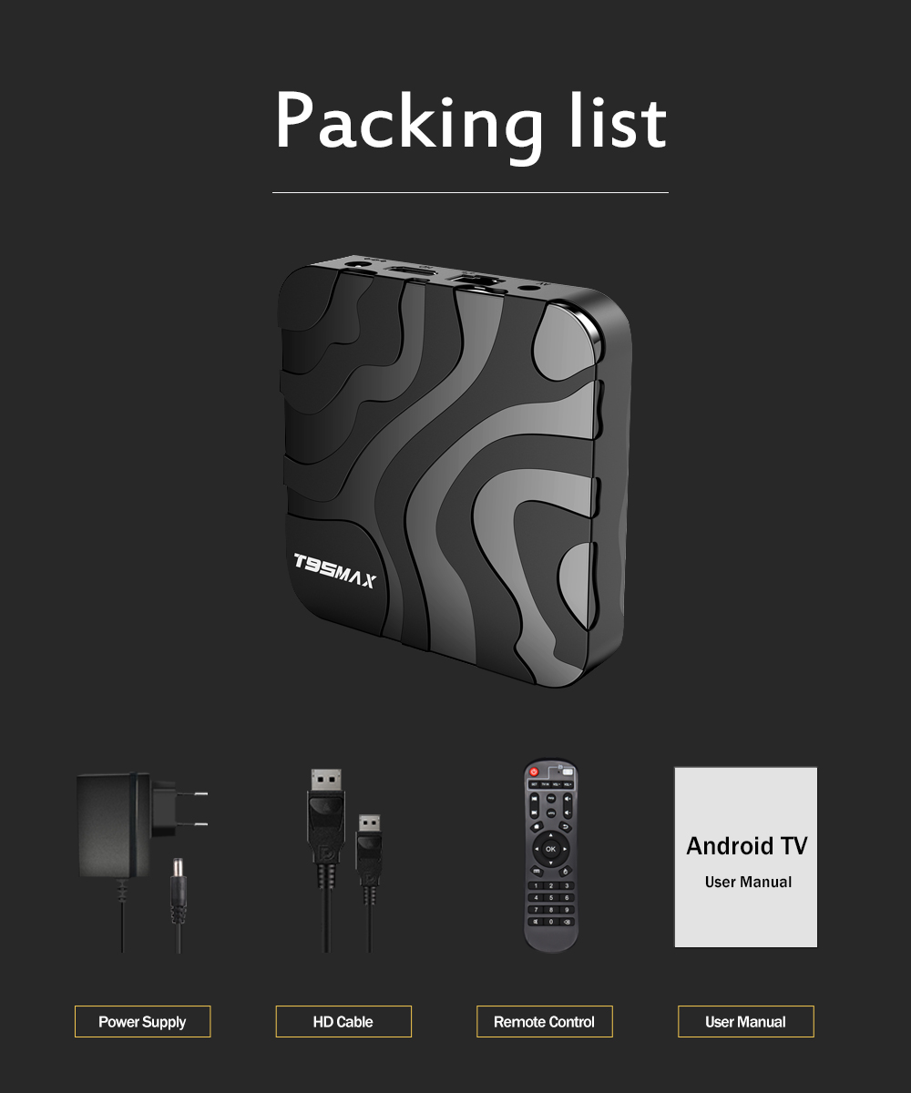 T95MAX TV Box Android 12 4GB RAM 32GB ROM Allwinner H618 6K 4K HDR Dual Wifi 1GB 8GB Media Player T95 Max 2GB 16GB
