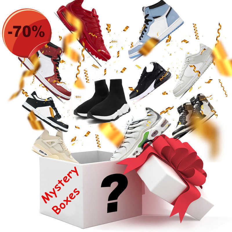 Basketball Shoes Lucky Mystery Box Novelty Christmas Gifts 100% Surprise 4S Running Tn Plus Triple S, 1# winning probability 20%-40%
Basketball Shoes Lucky Mystery Box Novelty Christmas Gifts 100% Surprise 4S Running Tn Plus Triple S, 1# winning probability 20%-40%