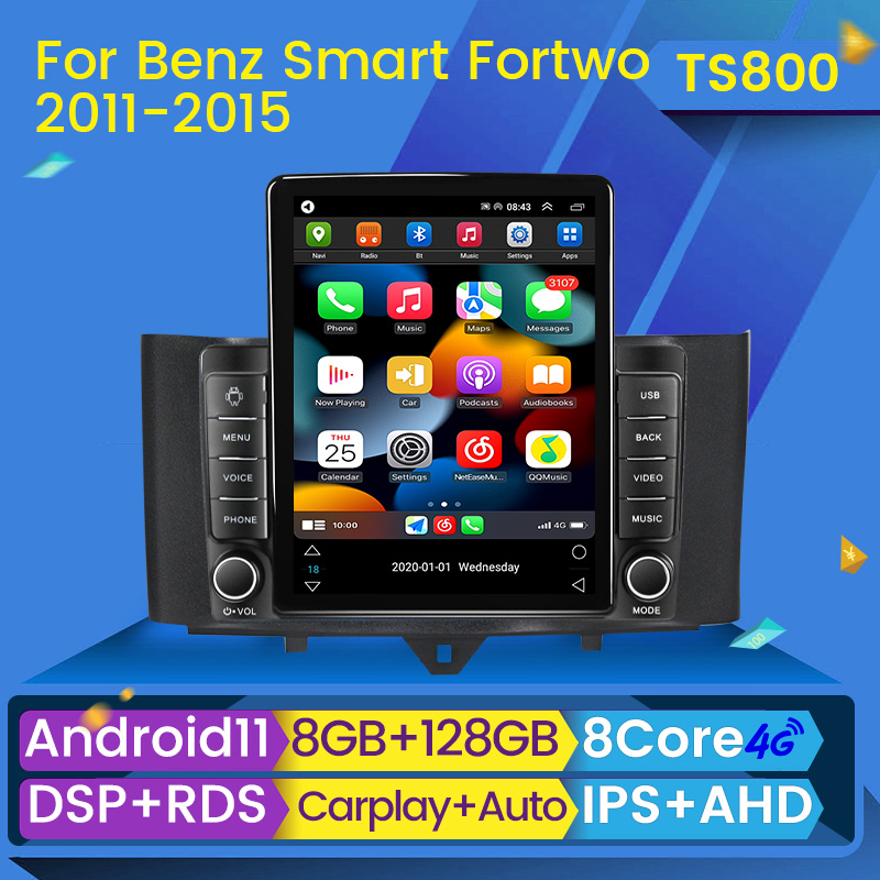 Car dvd Radio Player Multimedia Video Android 11 For Mercedes Benz Smart Fortwo 2 2010-2015 Navigation stereo GPS No 2din
Car dvd Radio Player Multimedia Video Android 11 For Mercedes Benz Smart Fortwo 2 2010-2015 Navigation stereo GPS No 2din