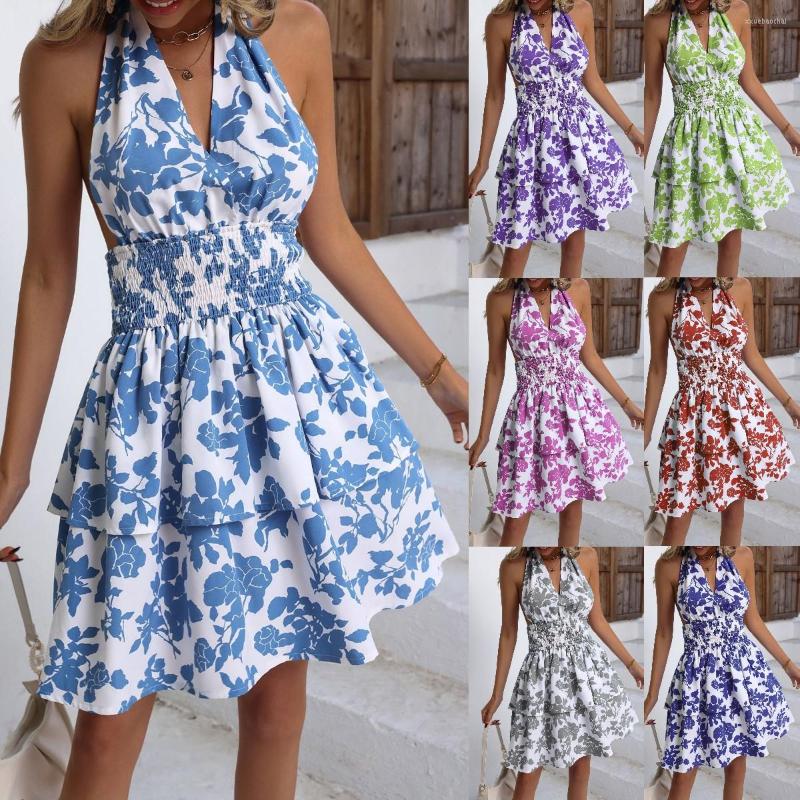 Casual Dresses Women's Fashion Dress Summer Sleeveless Print V-Neck Mini Halter Plus Sizes, Blue
Casual Dresses Women's Fashion Dress Summer Sleeveless Print V-Neck Mini Halter Plus Sizes, Blue
