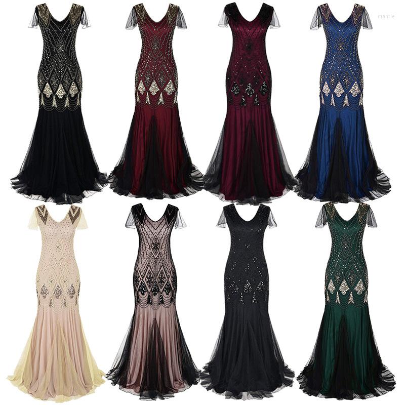 Casual Dresses Evening Vintage Women Sequins Dress 1920s Retro Clubwear Elegant Ladies Party Female Long Gowns Mermaid, Black
Casual Dresses Evening Vintage Women Sequins Dress 1920s Retro Clubwear Elegant Ladies Party Female Long Gowns Mermaid, Black