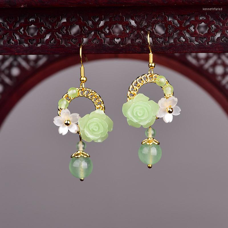 Dangle Earrings Fresh Classical Design Sense Circle Natural Shell Flower Eardrop Retro Graceful The Dynasty Hanfu AccessoriesDangle &
Dangle Earrings Fresh Classical Design Sense Circle Natural Shell Flower Eardrop Retro Graceful The Dynasty Hanfu AccessoriesDangle &