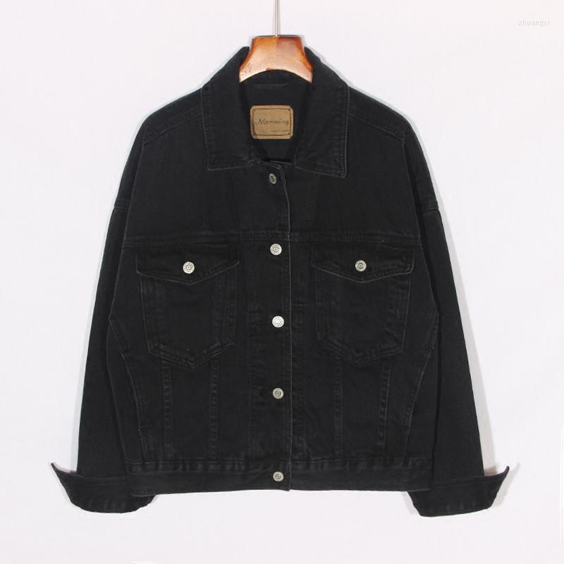 Women's Jackets Spring Autumn Women Denim Jacket Black Jeans Coat Single Breasted Casual Outerwear Female Student Loose Clothes Tide K007
Women's Jackets Spring Autumn Women Denim Jacket Black Jeans Coat Single Breasted Casual Outerwear Female Student Loose Clothes Tide K007